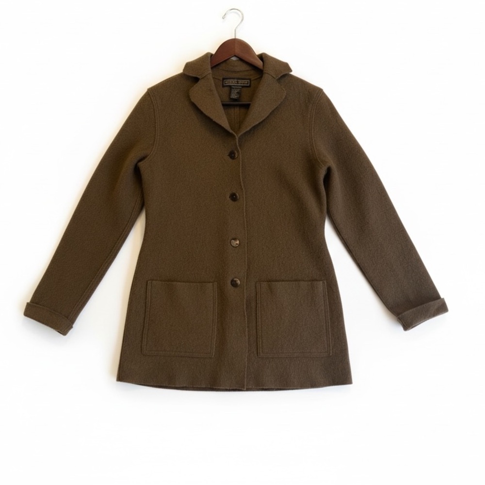 Vintage Herman Geist Boiled Wool Coatigan